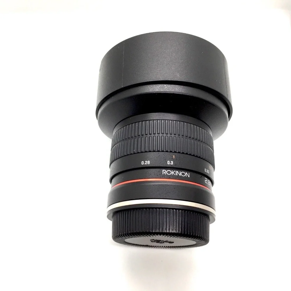 Rokinon 14mm F2.8 ED AS IF UMC Manual Focus Lens + AE Chip for Canon AE Camera